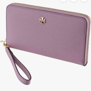 Tory Burch Emerson Wristlet - Dusty Violet